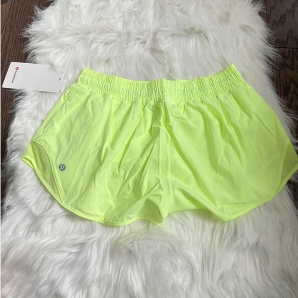 lululemon athletica Pants - Lululemon hotty hot shorts NWT Neon 2.5’ low rise